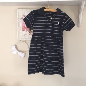 Ralph Lauren navy striped dress